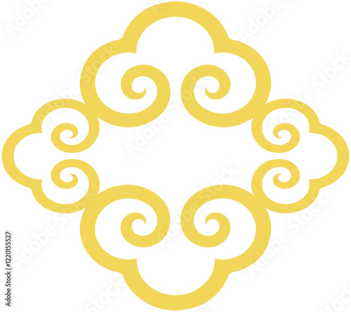 Chinese traditional wishful pattern