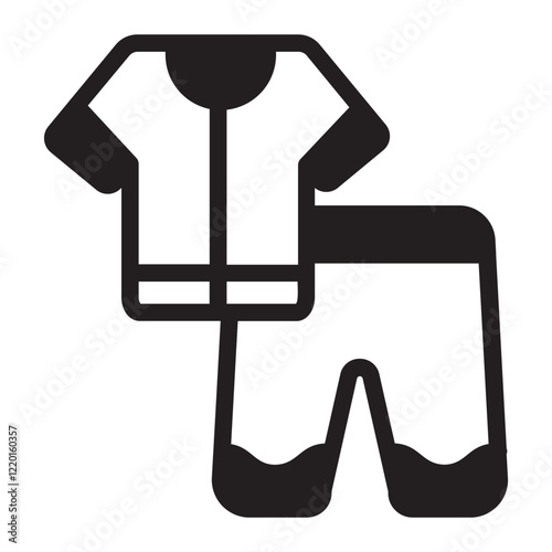 pijama glyph icon