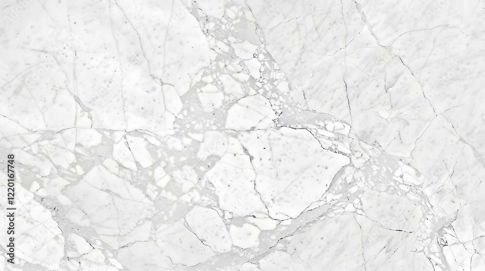Obraz premium Panorama of a white marble tile floor texture, generative ai