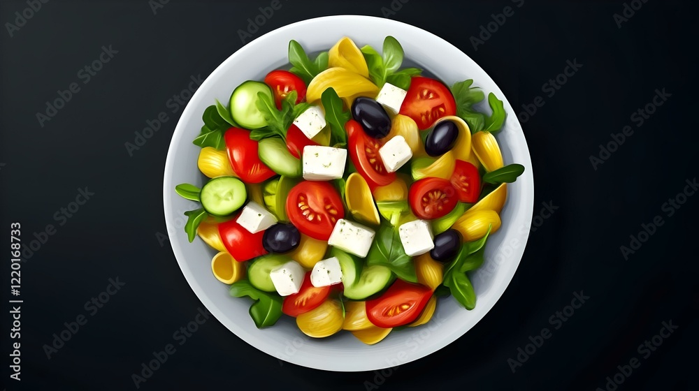 Fresh Greek Salad with Feta Fresh Greek Salad with Feta