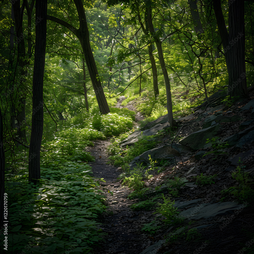 Tranquil and Adventurous Hiking Trail in the Bountiful Wilderness of New Jersey Tranquil and Adventurous Hiking Trail in the Bountiful Wilderness of New Jersey