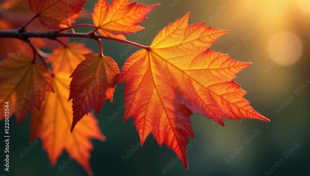 Delicate leaves with intricate veins in closeup, fall, white, autumn foliage Delicate leaves with intricate veins in closeup, fall, white, autumn foliage
