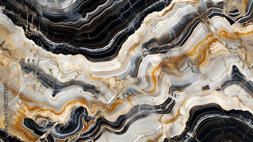 Polished onyx marble texture background, generative ai