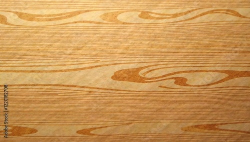 Close-up view of smooth wooden texture with intricate grain patterns and warm tones.