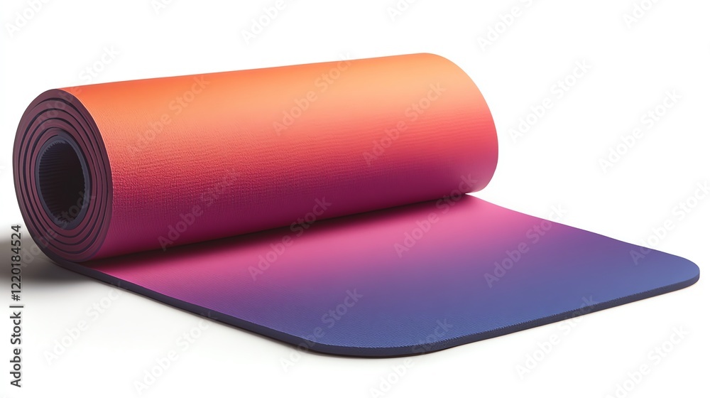 Sunset Gradient Yoga Mat: Vibrant hues and smooth texture Sunset Gradient Yoga Mat: Vibrant hues and smooth texture