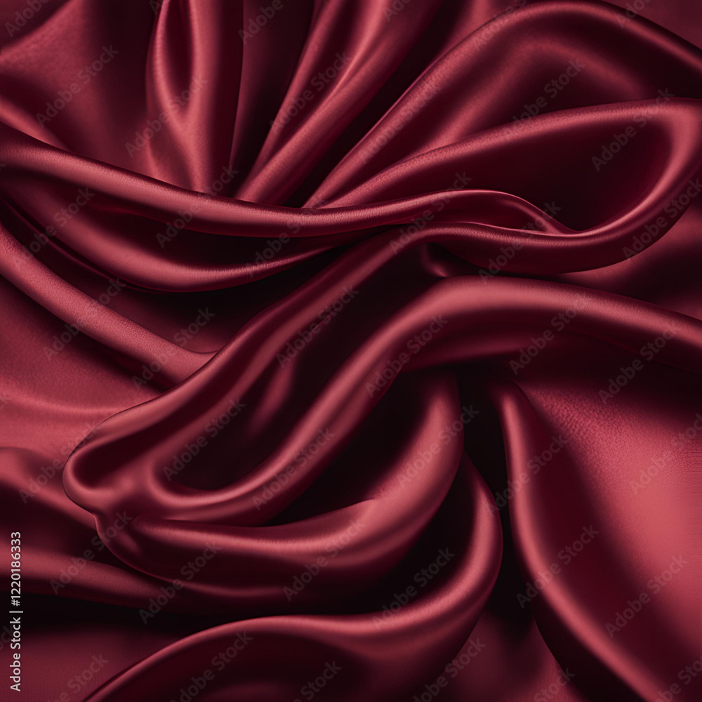 Obraz premium Red Silk Background
