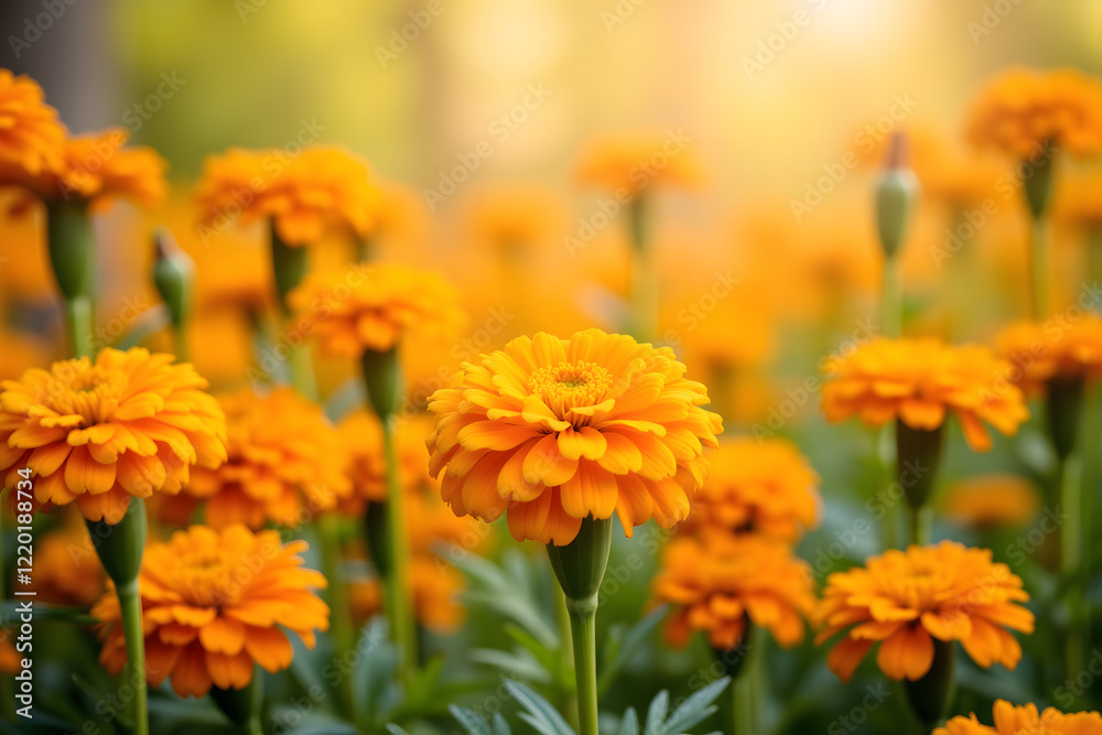 Spring comes with the revival of nature, and the calendula blooms in the warm sun. Capture the beauty and renewal of the season, showcasing vibrant calendula flowers. Spring comes with the revival of nature, and the calendula blooms in the warm sun. Capture the beauty and renewal of the season, showcasing vibrant calendula flowers.