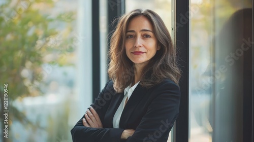 A businesswoman managing her own company, highlighting independence. Free Download A businesswoman managing her own company, highlighting independence. - GFXLoad