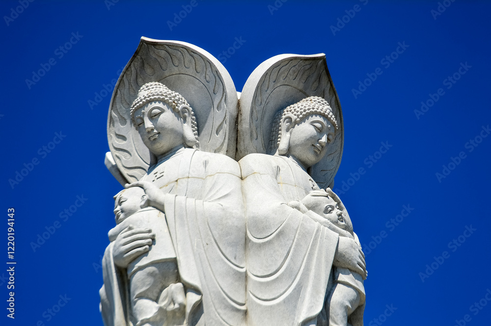 Buddha Statue, Symbols of Buddhism, South East Asia at Mae Wang Chiangmai, Northern Thailand