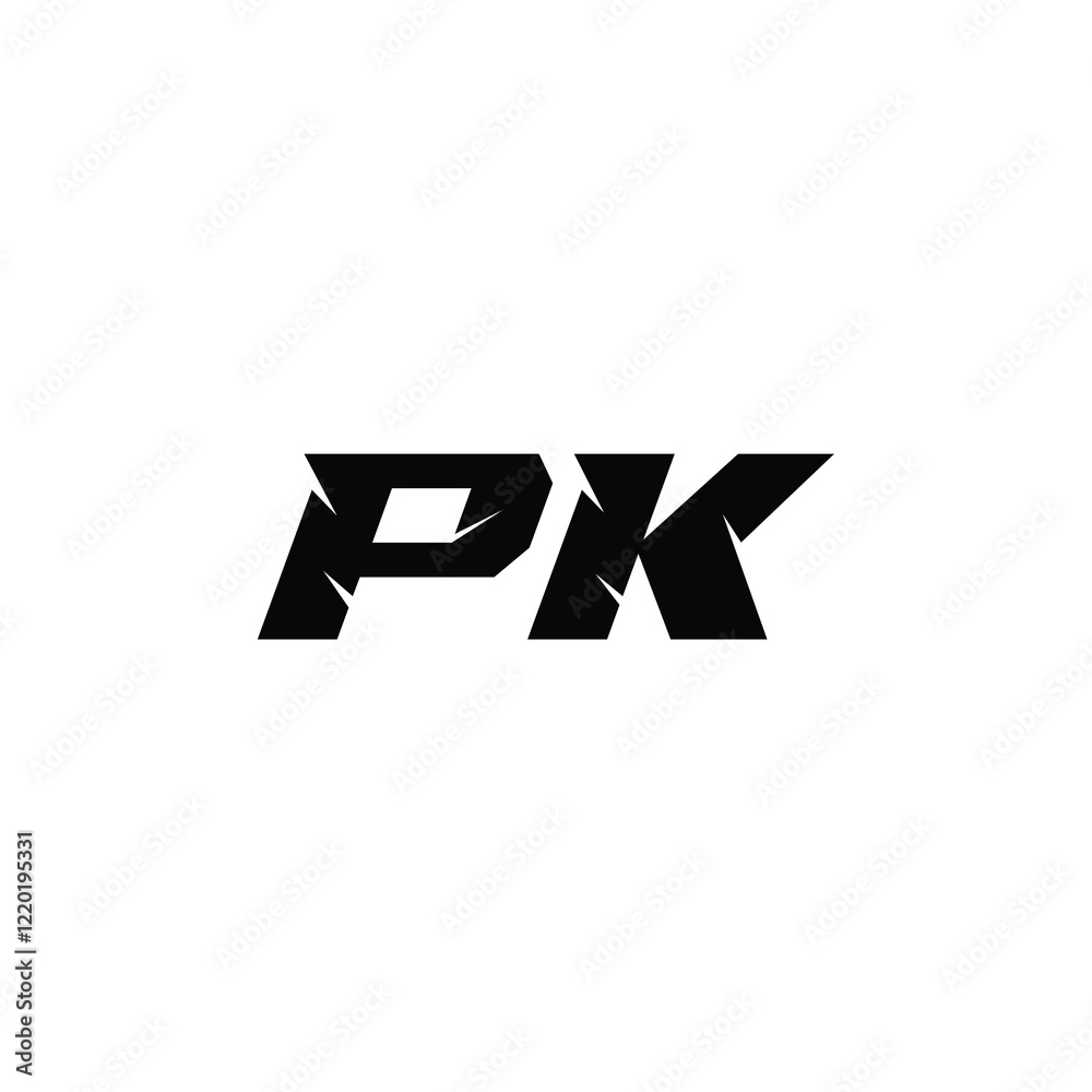 PK monogram logo design letter text name symbol monochrome logotype alphabet character simple logo PK monogram logo design letter text name symbol monochrome logotype alphabet character simple logo