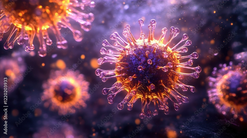 Microscopic View of Viruses A Microscopic View of Viruses A