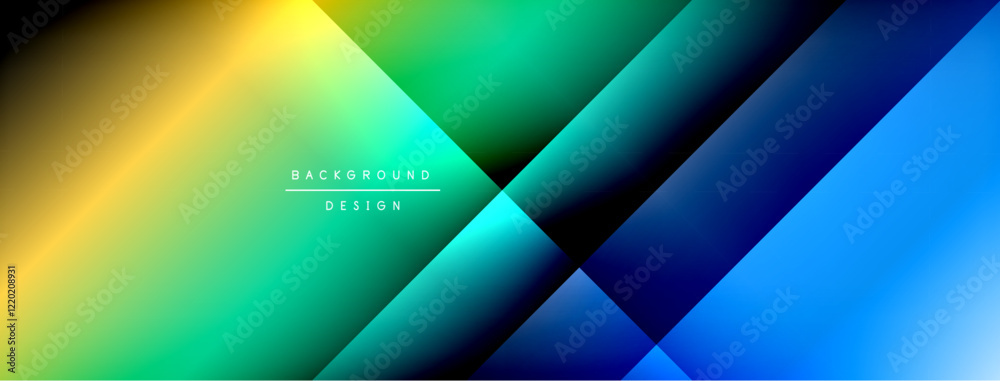 Dynamic shadow lines with gradient colors geometric background Dynamic shadow lines with gradient colors geometric background
