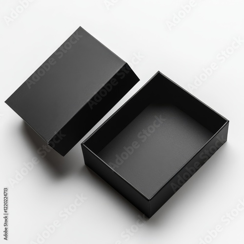 Wallpaper Mural Open black rectangular box on white background. Torontodigital.ca