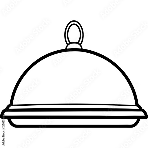 Creative Line Art Serving Tray Designs