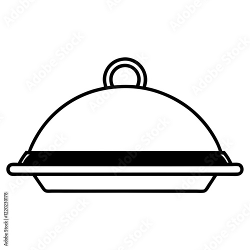 Creative Line Art Serving Tray Designs