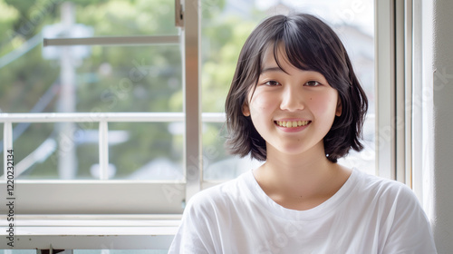 窓際で勉強する女子高生 Free Download 窓際で勉強する女子高生 - GFXLoad