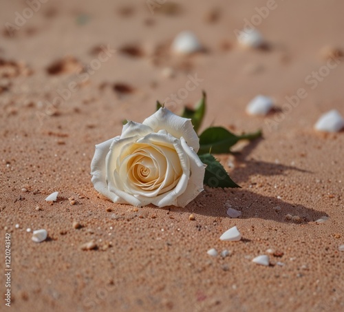 photo of white roses on a pink squeak photo