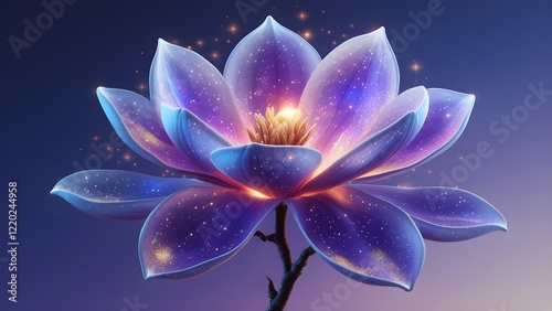 blue lotus flower