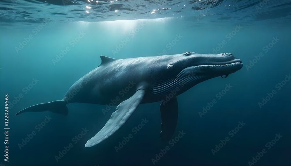 Fototapeta premium a very big whale