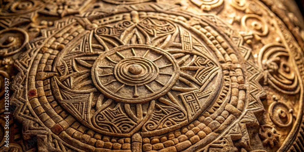 A close-up of a mysterious, ancient-looking artifact with intricate carvings and symbols etched into its surface, ancient relic, unknown entity A close-up of a mysterious, ancient-looking artifact with intricate carvings and symbols etched into its surface, ancient relic, unknown entity