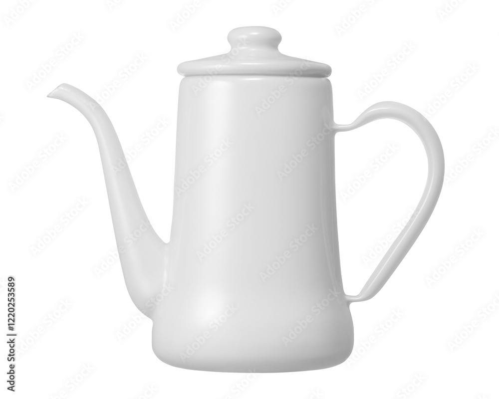 白いコーヒーポット 白いコーヒーポット