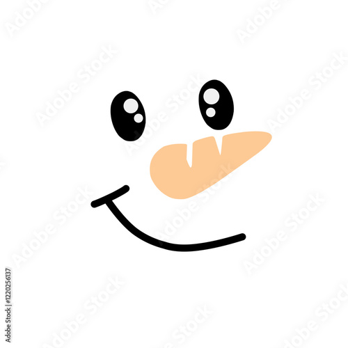 Snowman Faces icon cartoon photo