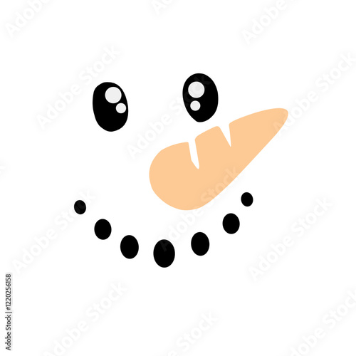 Snowman Faces icon cartoon
