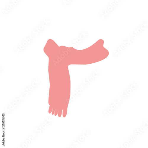 colorful snowman doddle icon