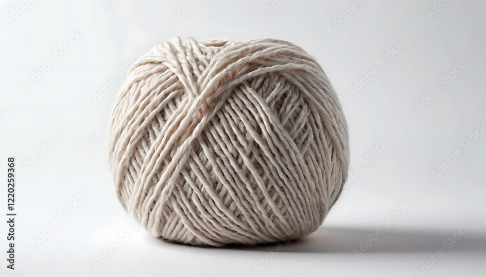 Creamy Off-White Yarn Ball for Knitting and Crochet Creamy Off-White Yarn Ball for Knitting and Crochet