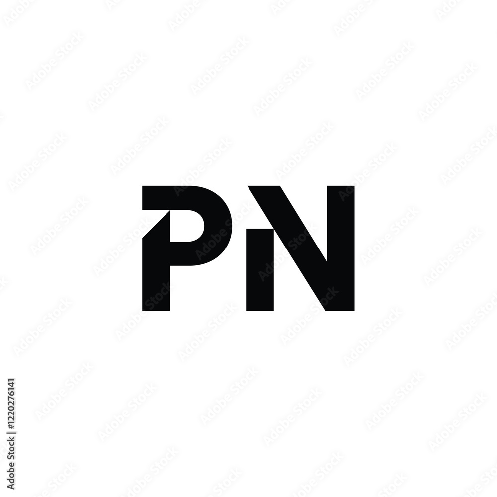 PN monogram logo design letter text name symbol monochrome logotype alphabet character simple logo PN monogram logo design letter text name symbol monochrome logotype alphabet character simple logo