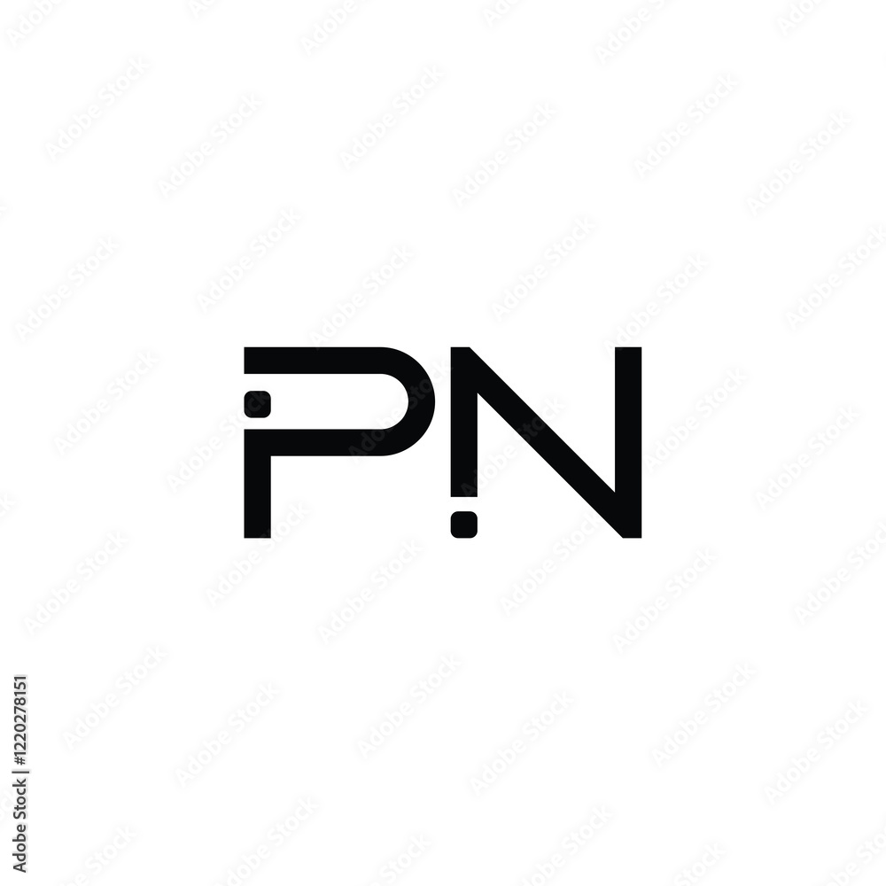 PN monogram logo design letter text name symbol monochrome logotype alphabet character simple logo PN monogram logo design letter text name symbol monochrome logotype alphabet character simple logo