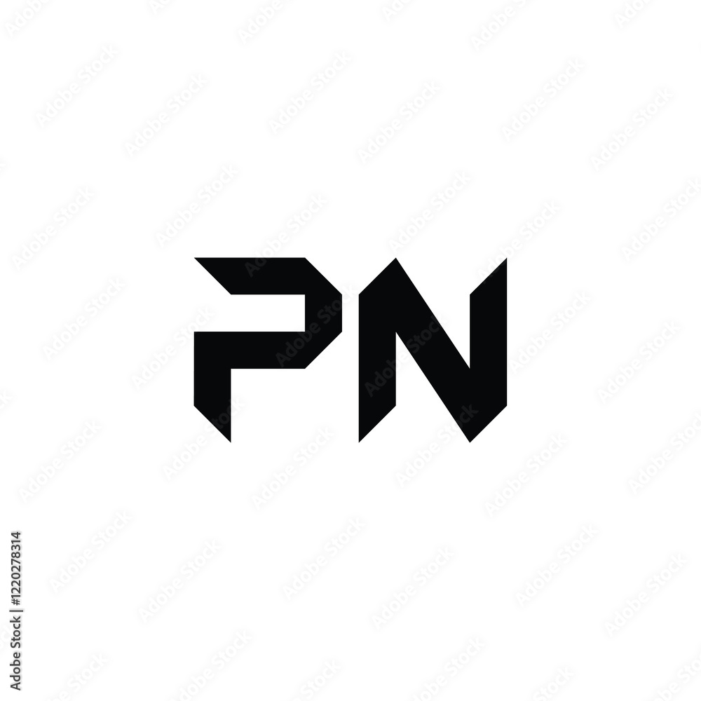 PN monogram logo design letter text name symbol monochrome logotype alphabet character simple logo PN monogram logo design letter text name symbol monochrome logotype alphabet character simple logo