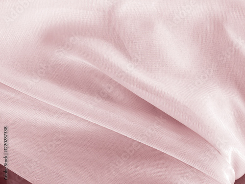 Background pink silk clouth wave abstract texture soft tablecloth cotton textile backdrop cosmetic beauty template presentation, silky velvet linen mockup cloth dress curtain backdrop clothing. photo