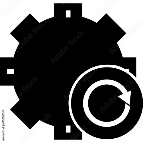 Update settings, settins, gear icon