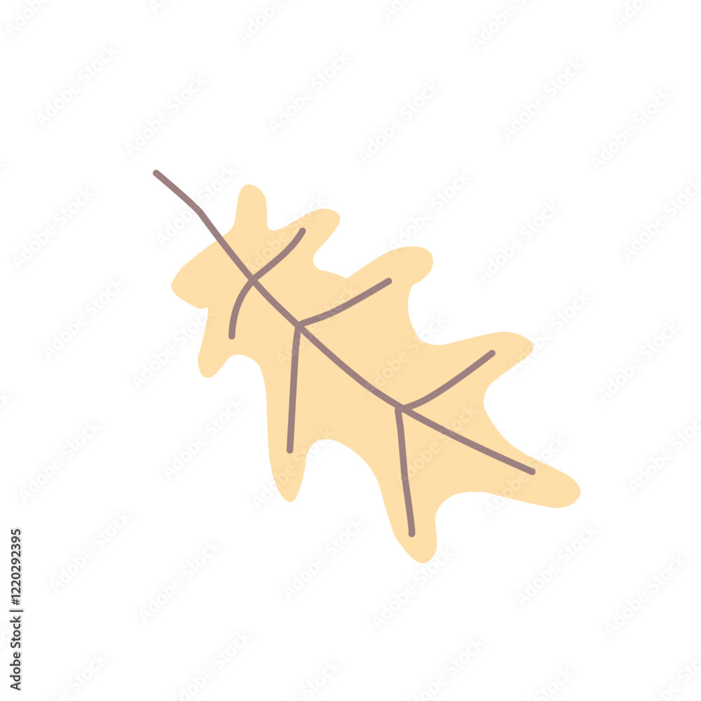 Obraz premium Autumn theme icon illustration