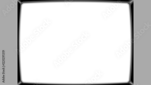 Retro TV frame. analog television. CRT. Old TV style. video frame.