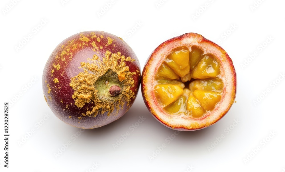 Passion fruit, vibrant inside and out. Passion fruit, vibrant inside and out.