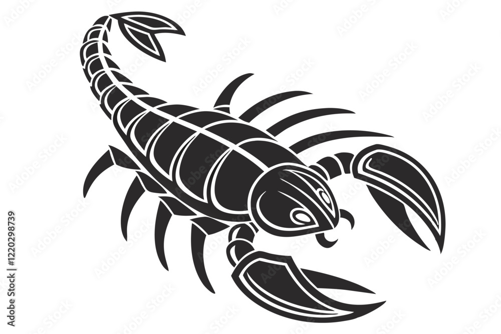Fototapeta premium scorpion illustration