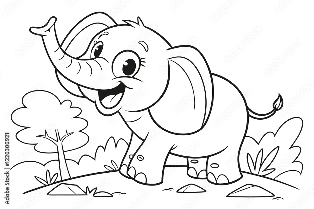 Fototapeta premium Elephant in the forest