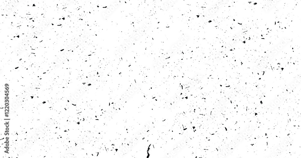 Distressed black texture. Dark grainy texture on white background. Dust overlay textured. Grain noise particles. Rusted white effect. Vector illustration, EPS 10. Distressed black texture. Dark grainy texture on white background. Dust overlay textured. Grain noise particles. Rusted white effect. Vector illustration, EPS 10.