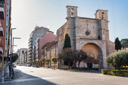 Medieval church of San Gines in the center of the monumental city of Guadalajara, Spain. photo