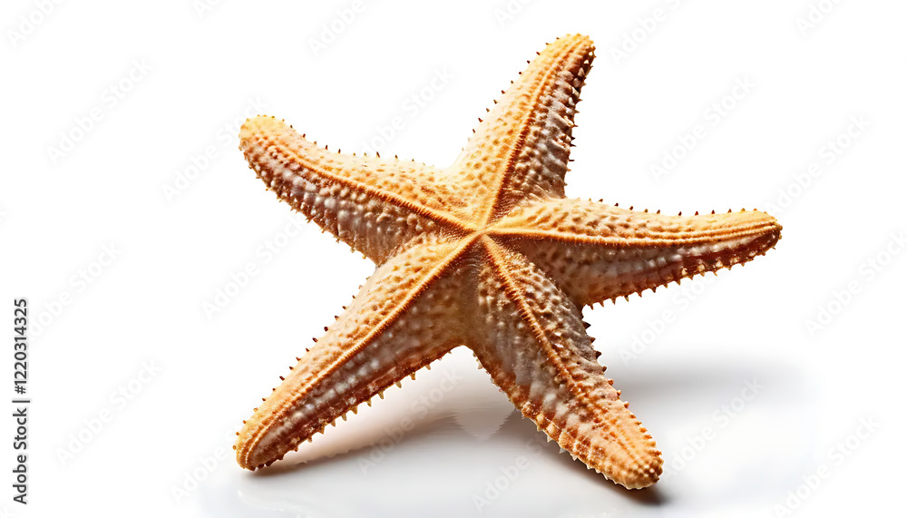 Stunning Starfish on White Background Beach Decor Stunning Starfish on White Background Beach Decor