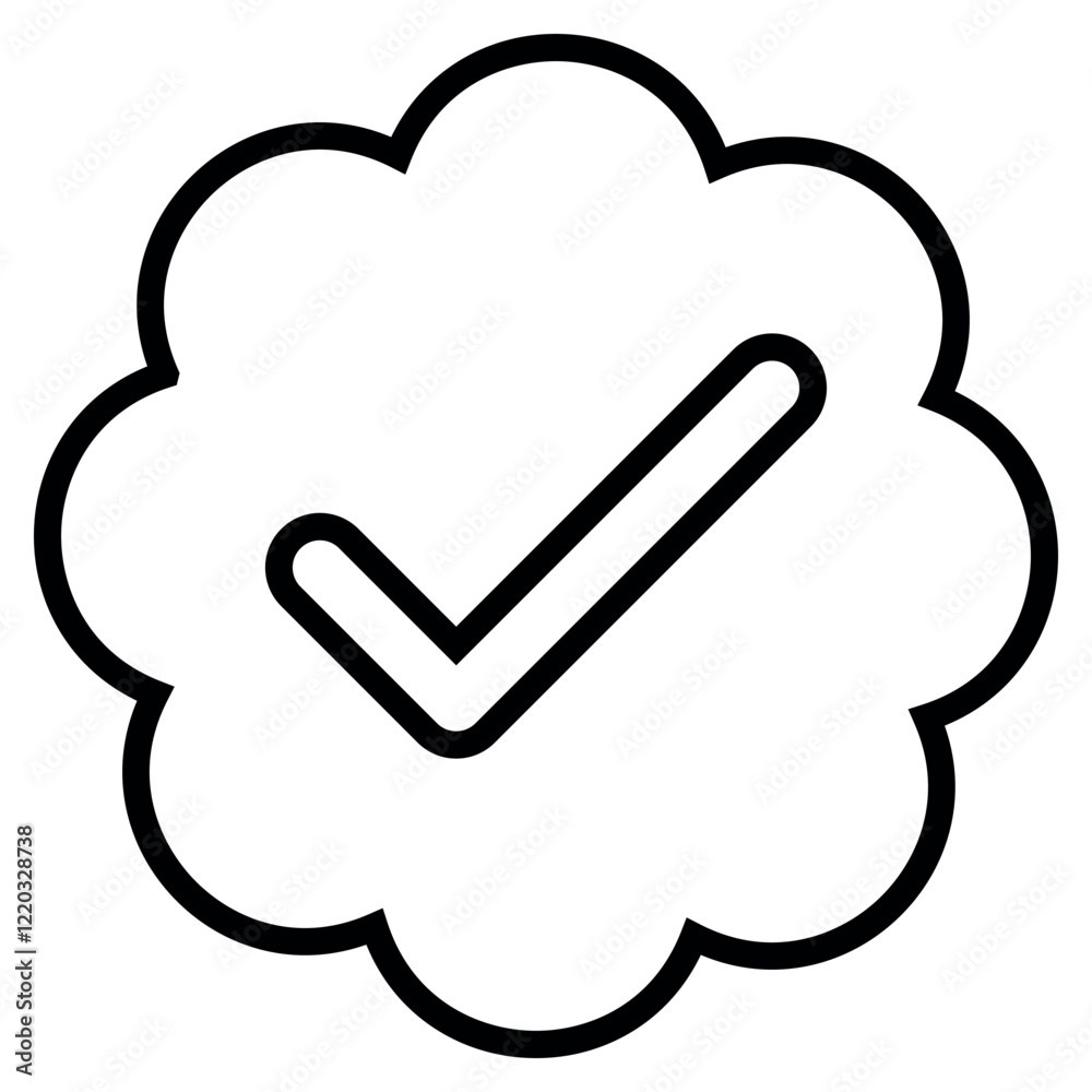 verified sign symbol vector icon verified sign symbol vector icon