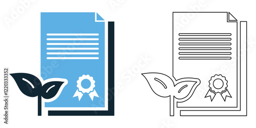plant variety rights (PVR) icon vector pictogram symbol ui and ux design, glyphs and stroke line	