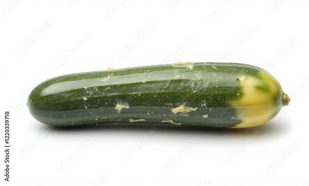 Fresh green zucchini on a white background Fresh green zucchini on a white background
