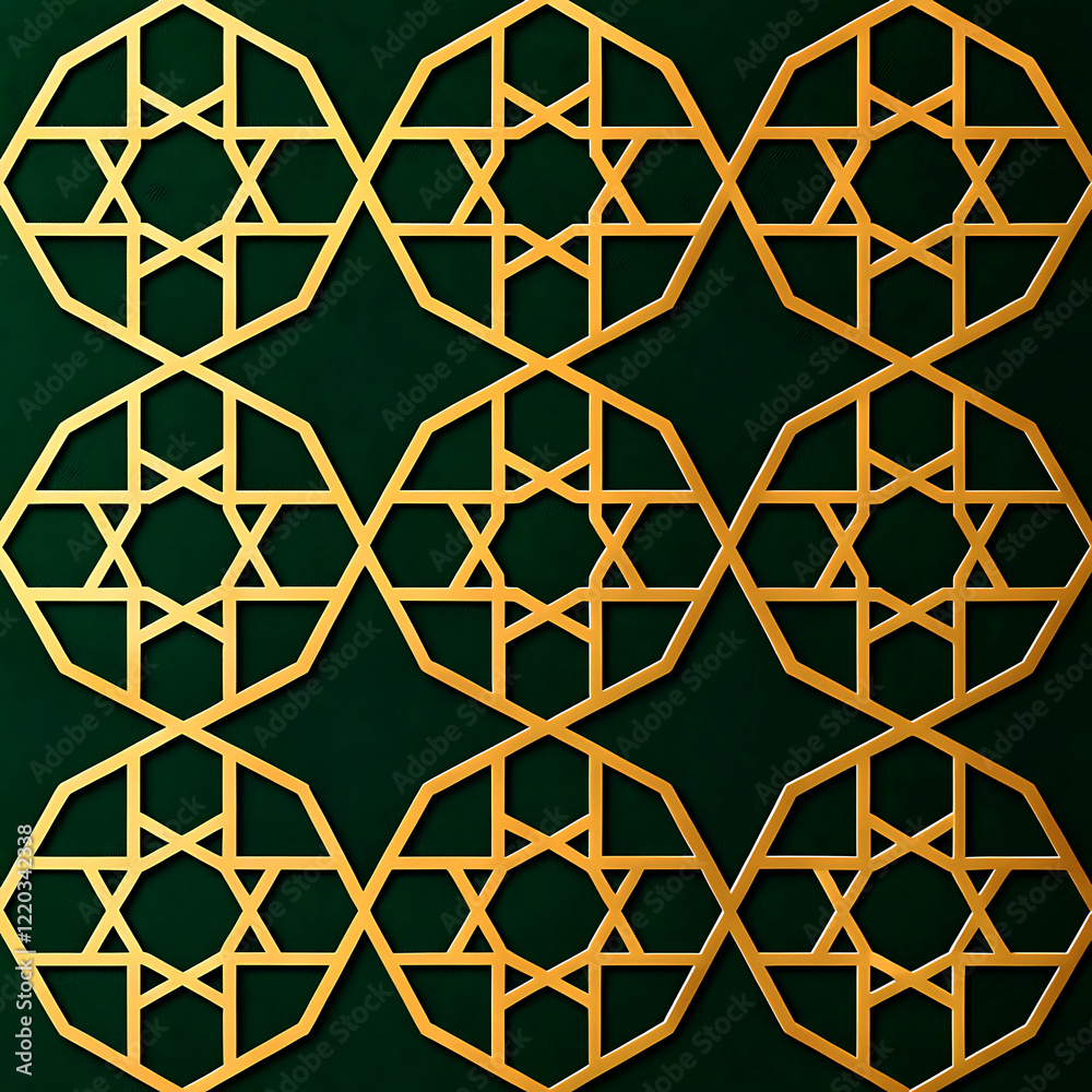 Decorative Modern Islamic Lattice Pattern for Artistic Backgrounds
Decorative Modern Islamic Lattice Pattern for Artistic Backgrounds