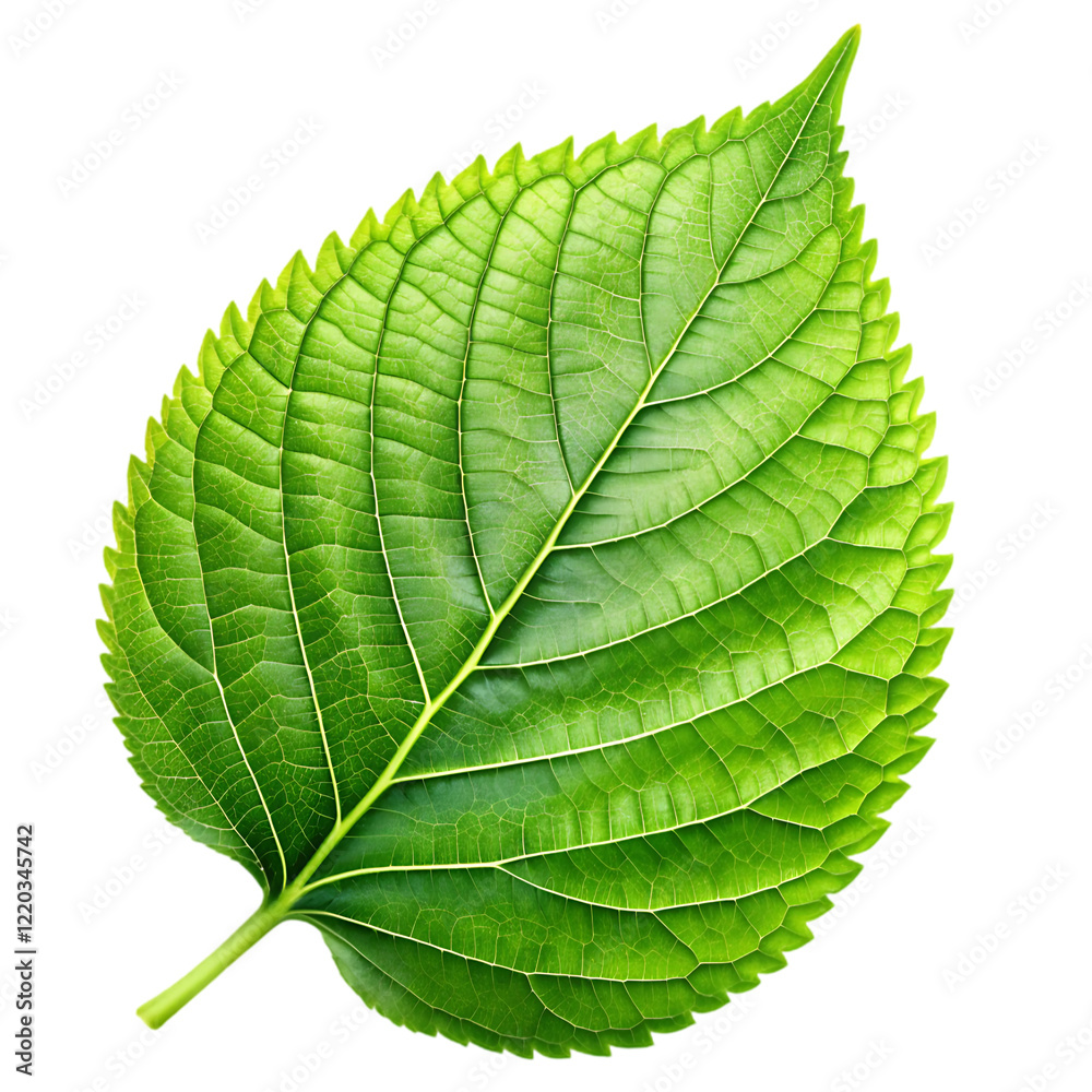 Obraz premium Vibrant Green Leaf Detailed Texture Nature up eco life plant fresh 