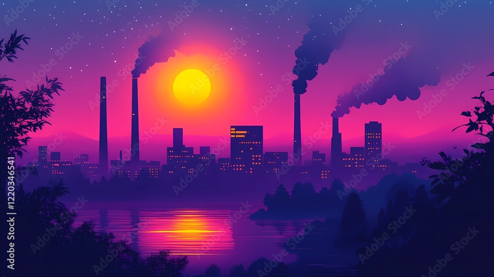 Synthwave-inspired retrowave background featuring glowing lights and gridlines, designed in a traditional comic book-inspired style Synthwave-inspired retrowave background featuring glowing lights and gridlines, designed in a traditional comic book-inspired style