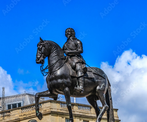 King Charles 1 Equestrian Statue Charing Cross London England