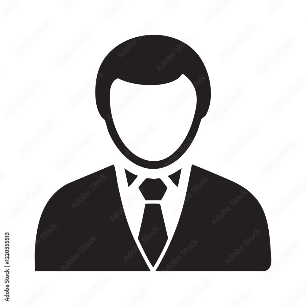 Business Professional Avatar Icons Set in Formal Attire - Vector Graphics Business Professional Avatar Icons Set in Formal Attire - Vector Graphics